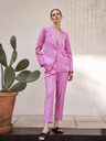 Moodo Blazer monopetto a maniche lunghe rosa Moodo
