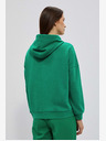 Moodo Felpa con cappuccio verde da donna Moodo