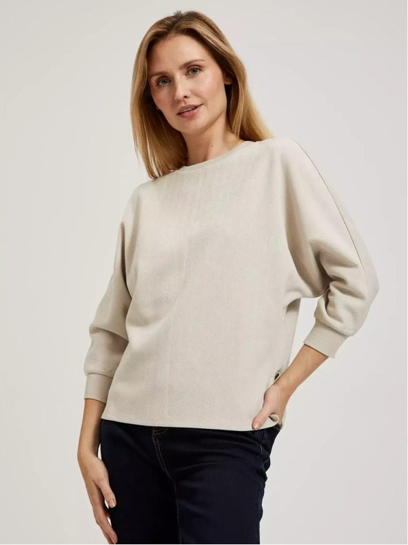 Moodo Felpa donna beige Moodo