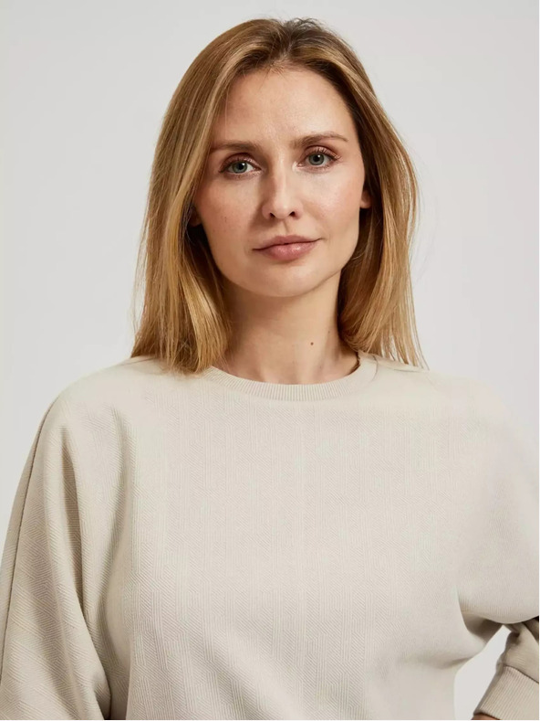 Moodo Felpa donna beige Moodo