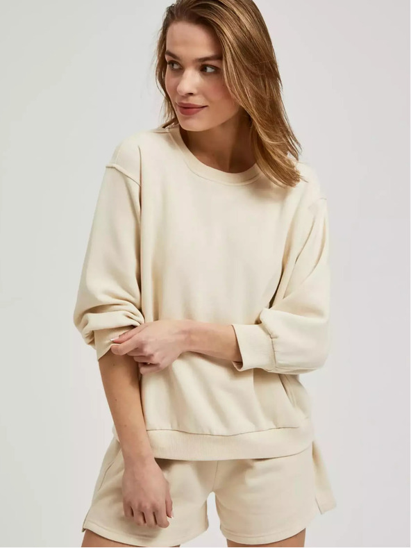 Moodo Felpa donna beige Moodo