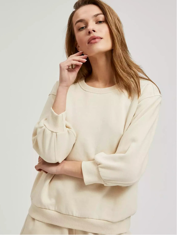 Moodo Felpa donna beige Moodo