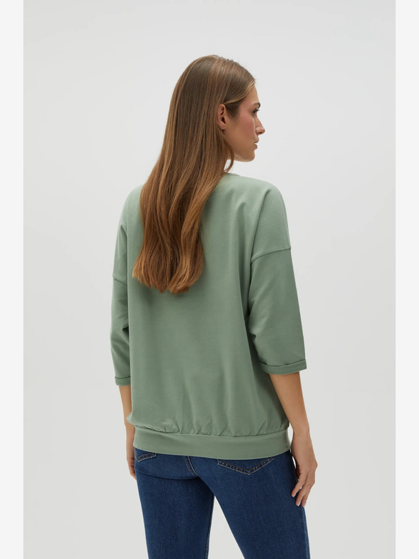 Moodo Felpa verde da donna Moodo