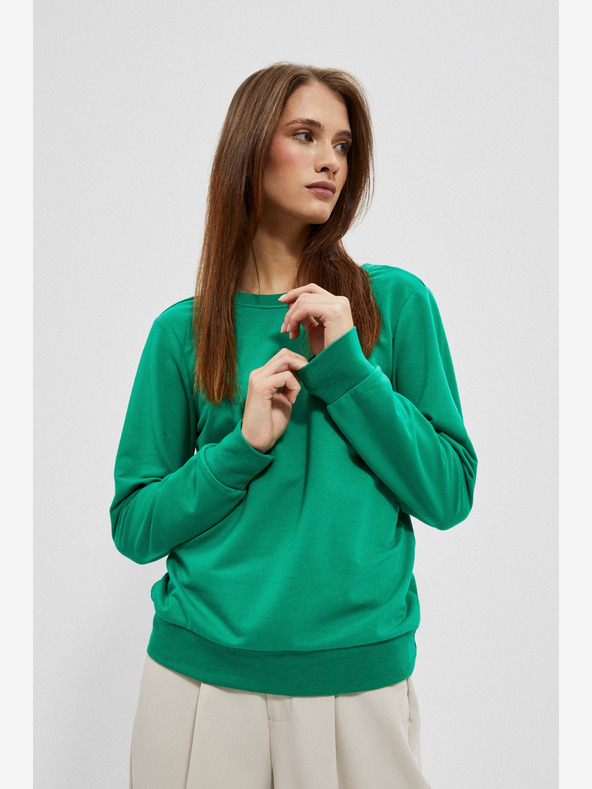 Moodo Felpa verde da donna Moodo
