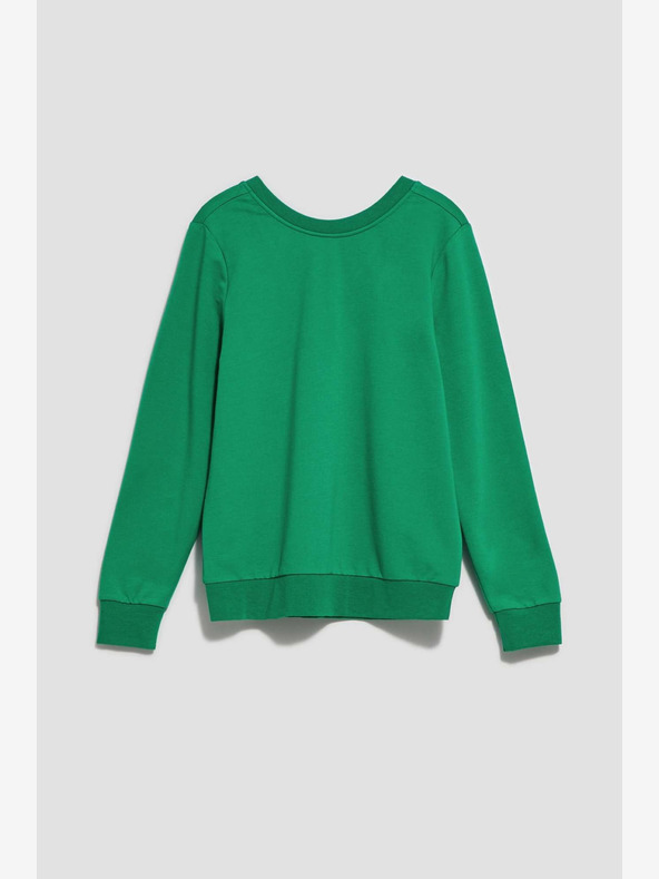 Moodo Felpa verde da donna Moodo