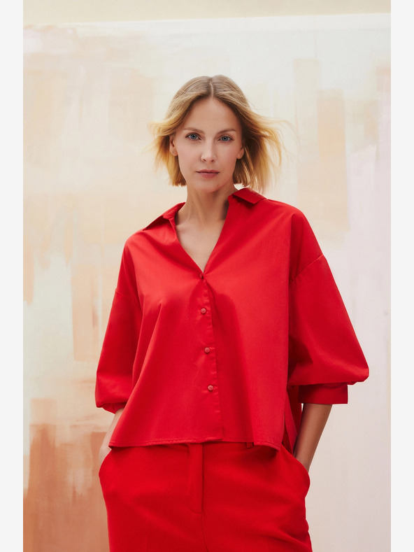 Moodo Camicia rossa da donna Moodo