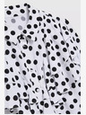 Moodo Camicia a pois bianca e nera da donna Moodo