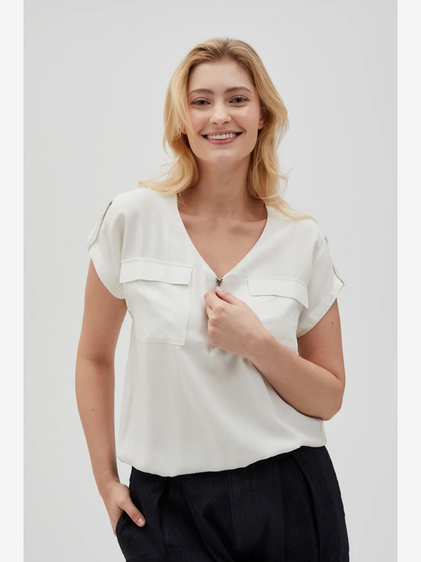 Moodo Camicetta Moodo bianca donna