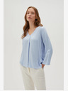 Moodo Camicetta da donna azzurra Moodo