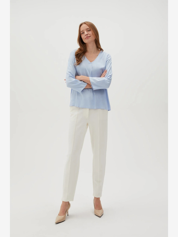 Moodo Camicetta da donna azzurra Moodo