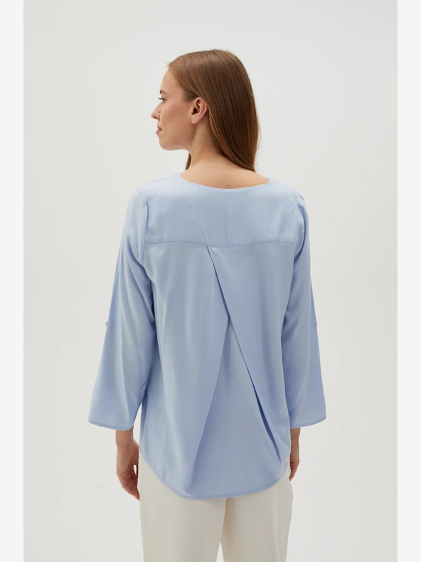 Moodo Camicetta da donna azzurra Moodo