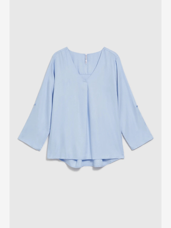 Moodo Camicetta da donna azzurra Moodo