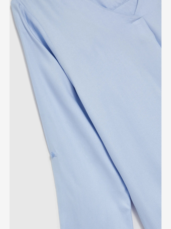 Moodo Camicetta da donna azzurra Moodo