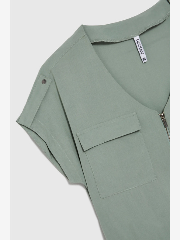 Moodo Camicetta da donna verde chiaro Moodo