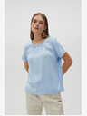 Moodo Camicetta da donna azzurra Moodo