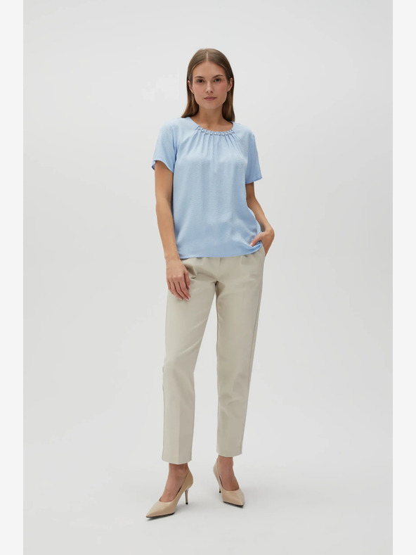 Moodo Camicetta da donna azzurra Moodo