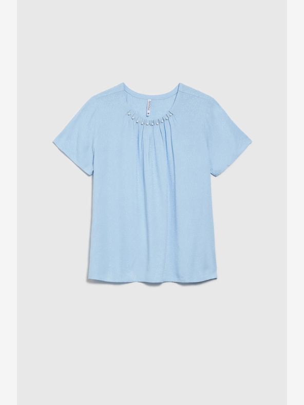 Moodo Camicetta da donna azzurra Moodo