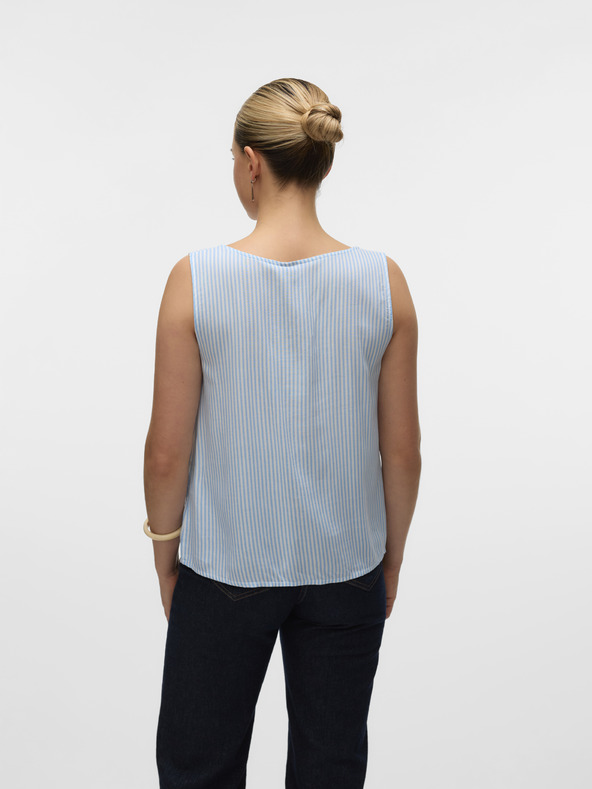 Vero Moda Camicetta a righe bianca e blu da donna Vero Moda