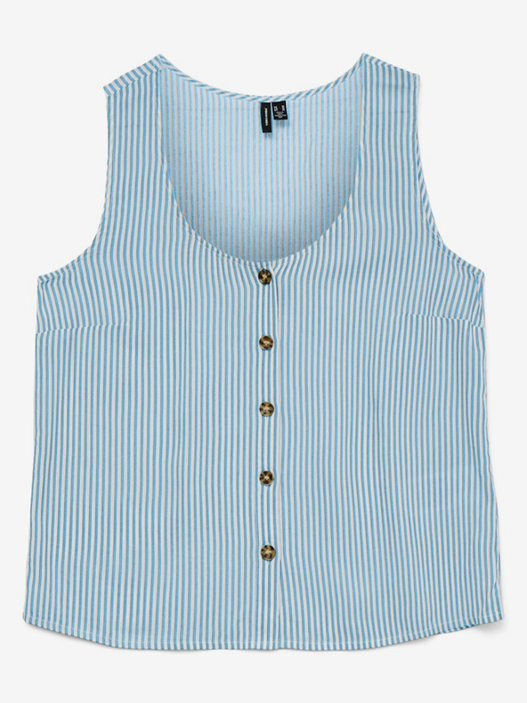 Vero Moda Camicetta a righe bianca e blu da donna Vero Moda