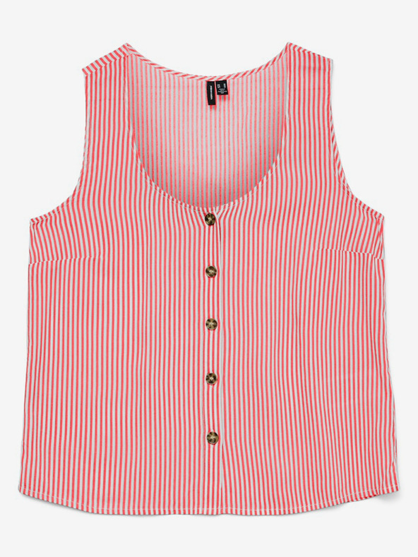 Vero Moda Camicetta da donna a righe bianche e arancioni Vero Moda