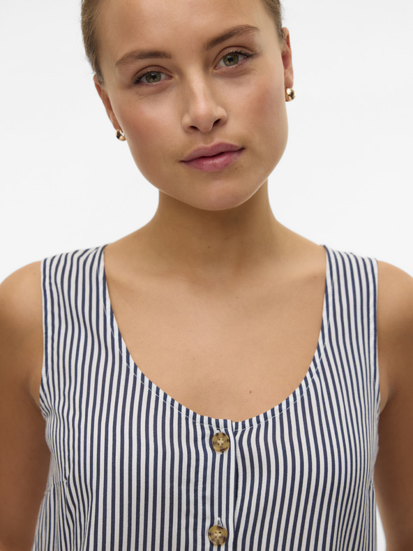 Vero Moda Camicetta a righe bianca e blu da donna Vero Moda