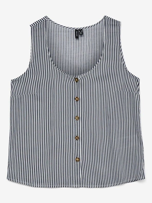 Vero Moda Camicetta a righe bianca e blu da donna Vero Moda
