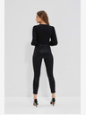 Moodo Leggings neri da donna lucidi Moodo