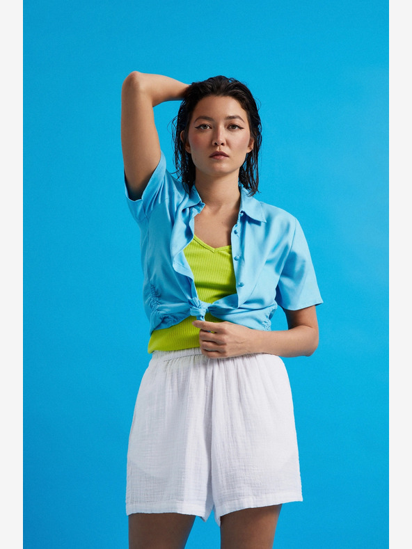 Moodo Pantaloncini bianchi da donna Moodo