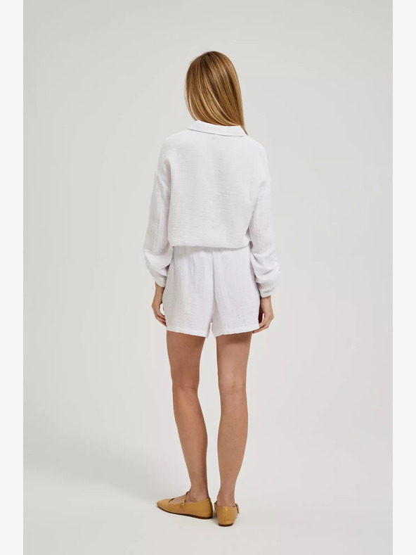 Moodo Pantaloncini bianchi da donna Moodo