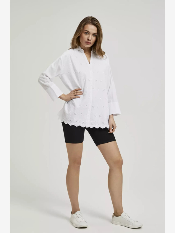 Moodo Leggings corti neri da donna Moodo