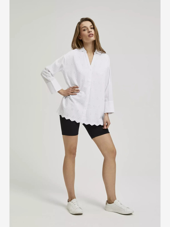 Moodo Leggings corti neri da donna Moodo