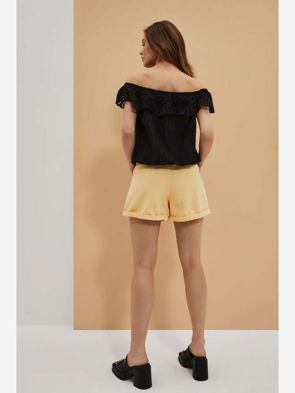 Moodo Pantaloncini Moodo gialli da donna