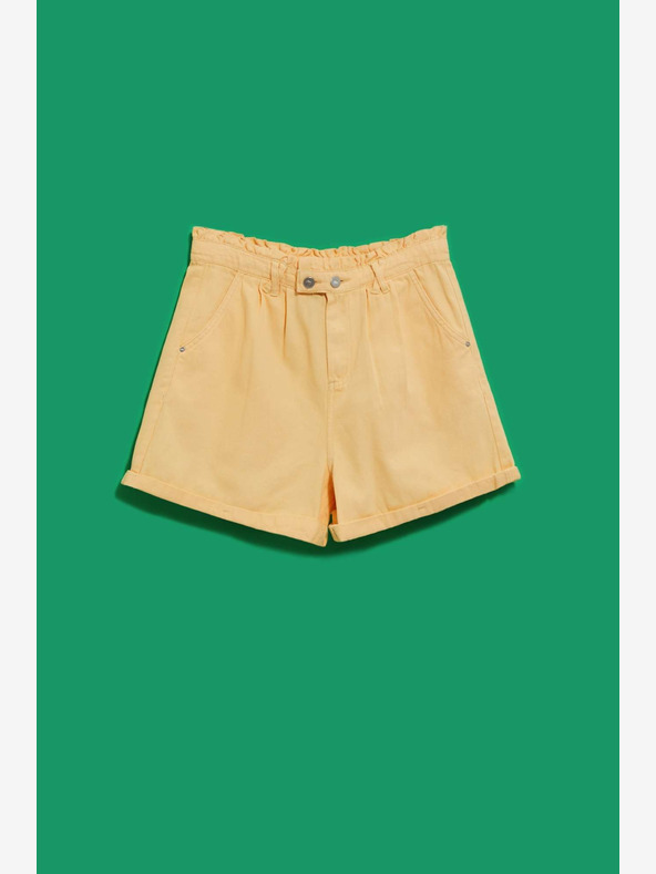 Moodo Pantaloncini Moodo gialli da donna