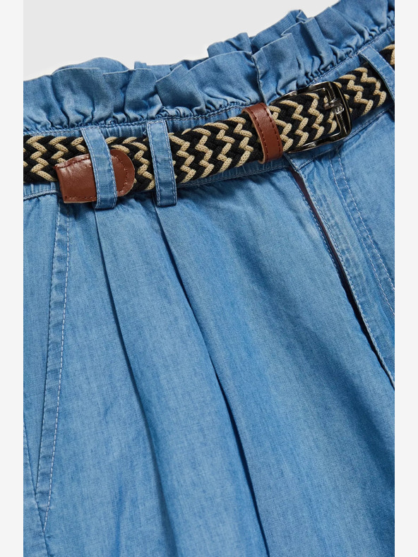 Moodo Pantaloncini in denim blu da donna Moodo