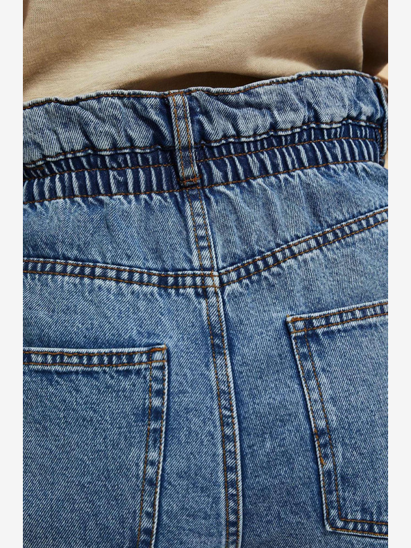 Moodo Pantaloncini in denim blu da donna Moodo