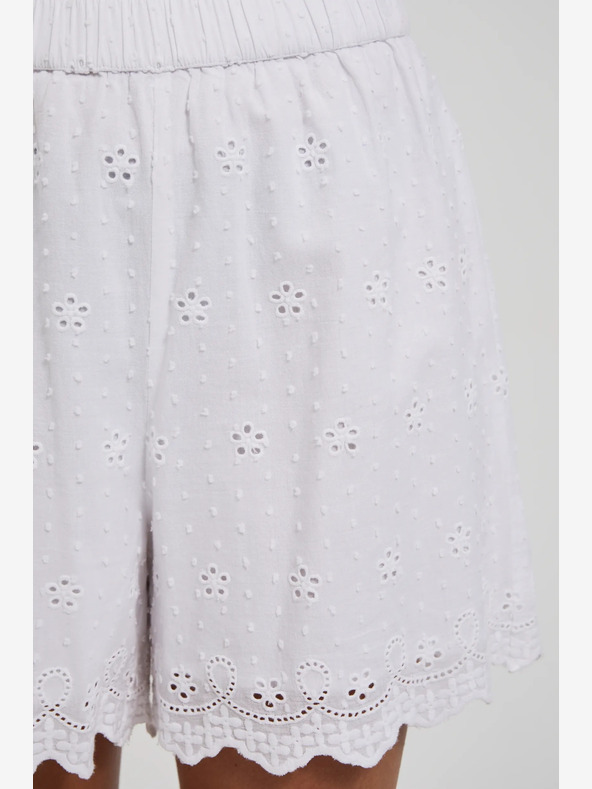 Moodo Pantaloncini bianchi da donna Moodo