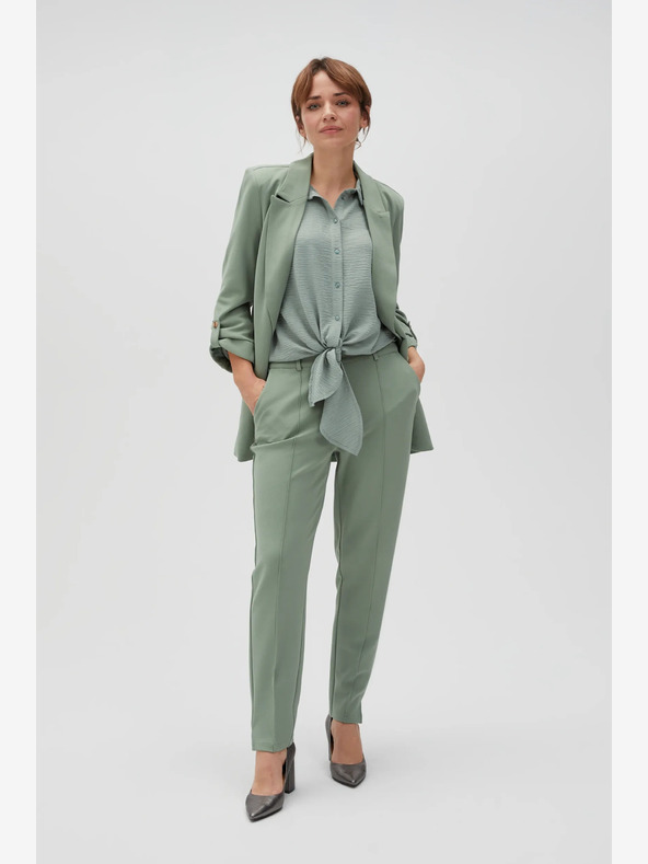Moodo Pantaloni da donna verdi Moodo