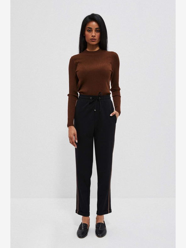 Moodo Pantaloni neri da donna Moodo
