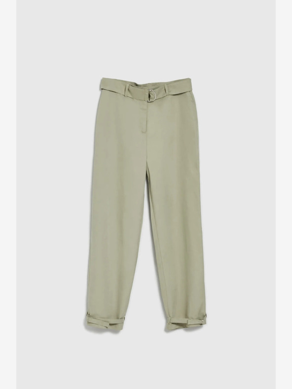 Moodo Pantaloni da donna verde chiaro Moodo