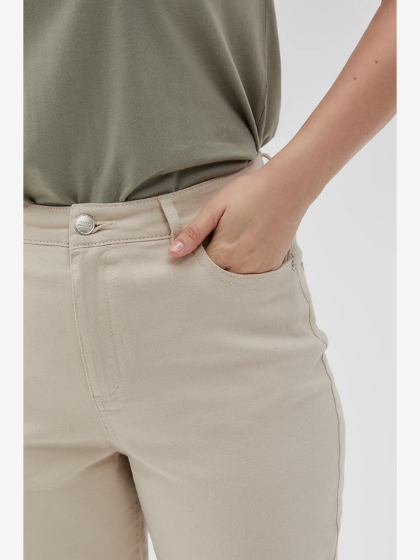 Moodo Pantaloni beige da donna Moodo