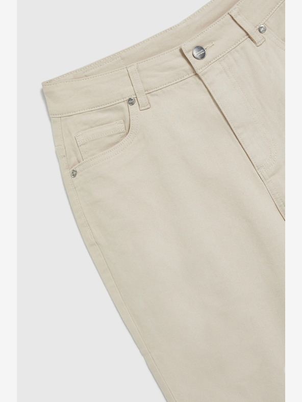 Moodo Pantaloni beige da donna Moodo