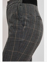 Moodo Pantaloni a quadri da donna grigi Moodo