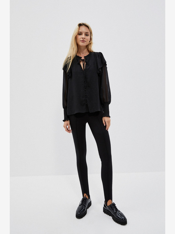 Moodo Pantaloni neri da donna Moodo