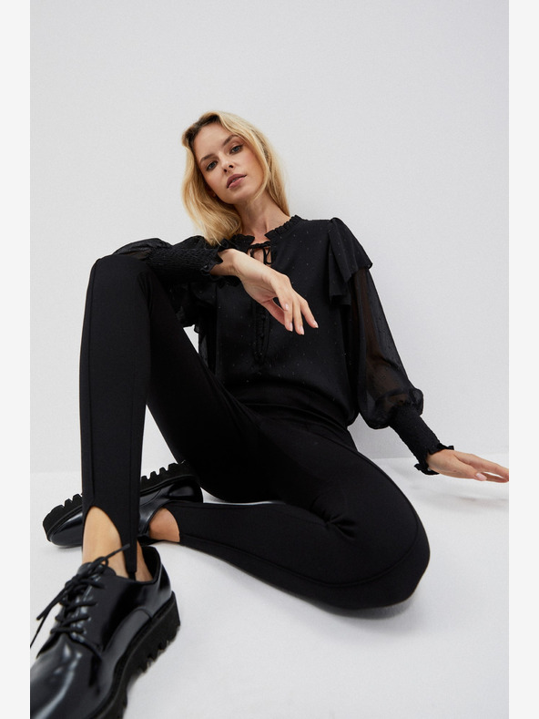 Moodo Pantaloni neri da donna Moodo