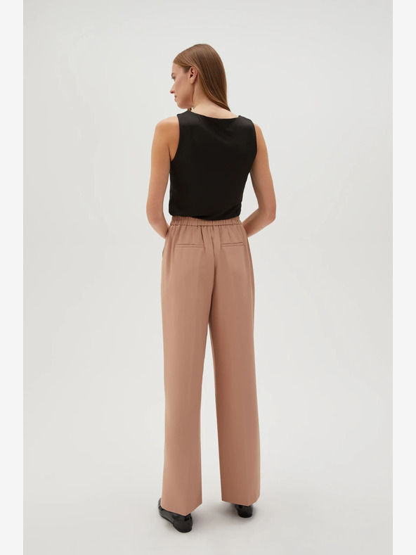 Moodo Pantaloni da donna marroni Moodo