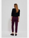 Moodo Pantaloni bordeaux da donna Moodo