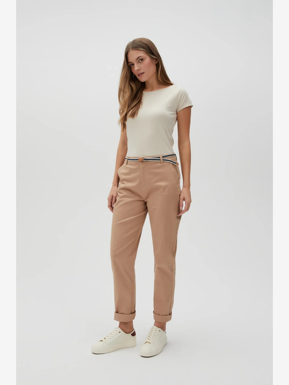 Moodo Pantaloni da donna beige Moodo