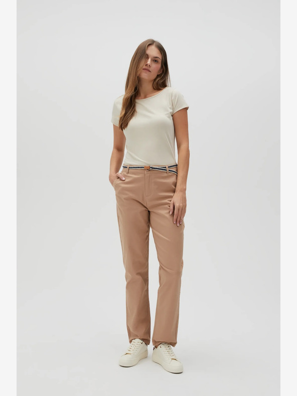 Moodo Pantaloni da donna beige Moodo