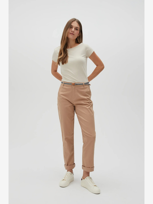 Moodo Pantaloni da donna beige Moodo