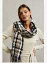 Moodo Sciarpa a quadri da donna marrone-grigio Moodo